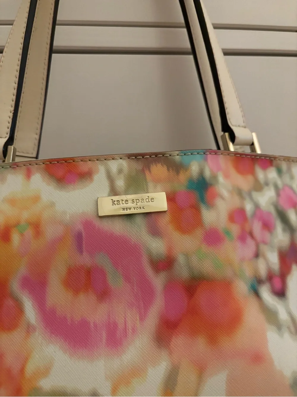 Kate Spade Floral Watercolor Tote